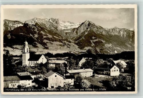 87527 W8972 Ofterschwang - Ortsansicht Hüttenstempel