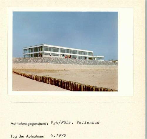 Wyk Foto montiert auf Karton