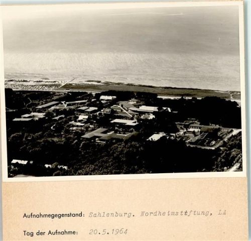 Sahlenburg Foto montiert auf Karton Luftaufnahme