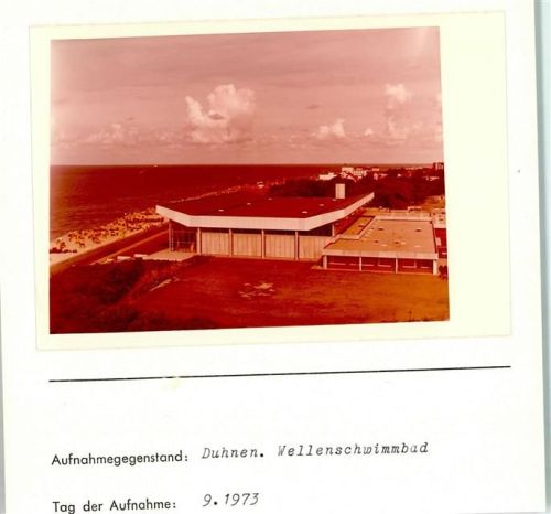 Duhnen Foto montiert auf Karton