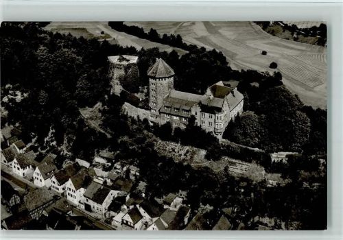 97794 W8786 Rieneck - Luftaufnahme Burg