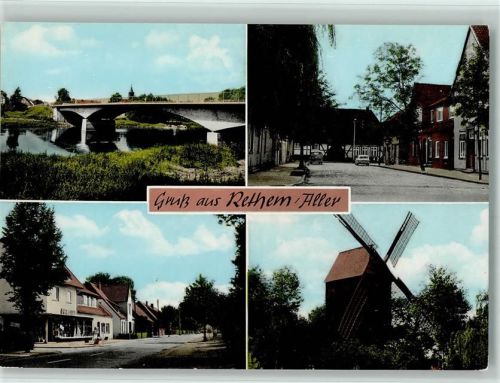 Rethem Windmühle 4-Bild-Aufnahme