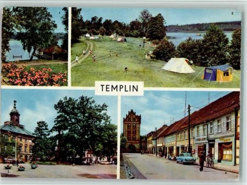 Templin Am Templiner See Zeltplatz Rathaus Berliner Tor 4-Bildaufnahme