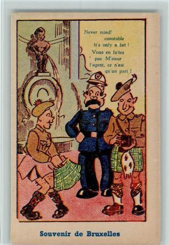 1940 Männeken Piss - Belgien - Humor