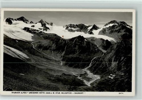 Dresdner Hütte Stubaier Alpen Wildspitze-Daunkopf