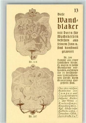 Werbung Kretschmar Nr 13 Wandblaker