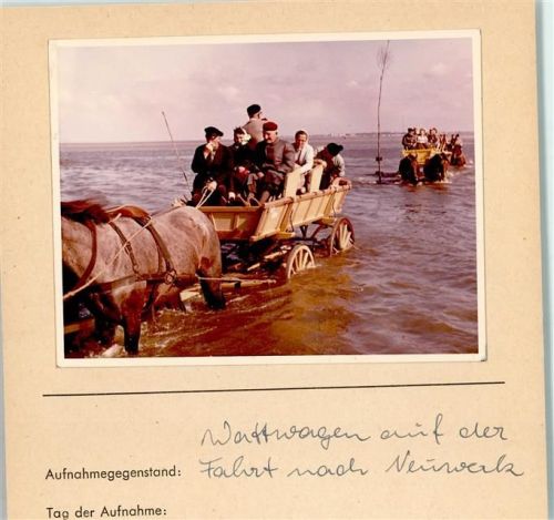 Duhnen Foto montiert auf Karton
