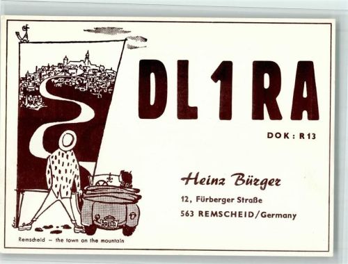 Remscheid DL1RA Heinz Bürger