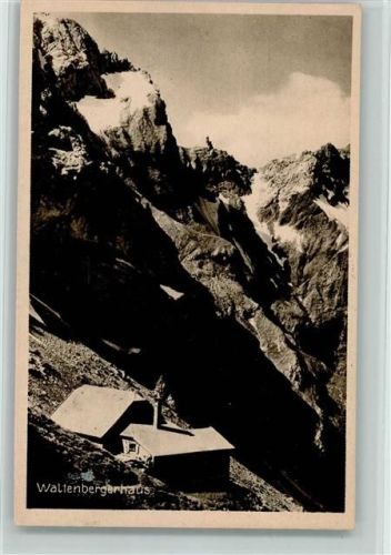 Waltenberger Haus - Blick gegen das Wilde Männle Hüttenstempel