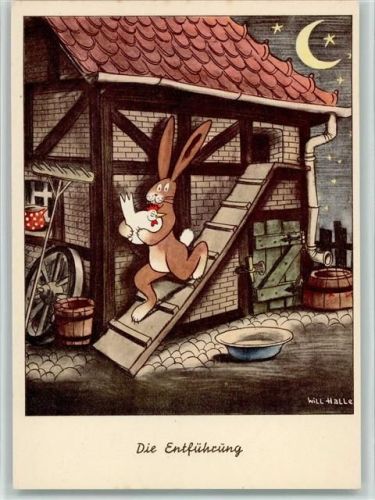 sign Will Halle - Die Entführung - Hase klaut ein Huhn