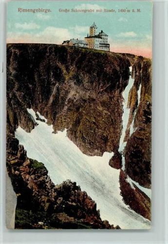 1909 Verlag Pietschmann Nr. 3353 - Schneegrube mit Baude