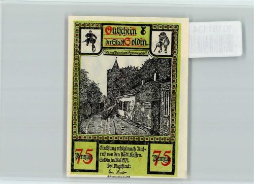 Soldin Notgeld Kriegerdenkmal