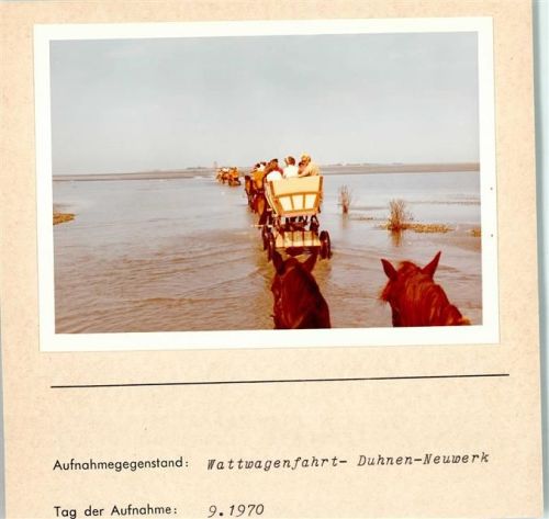 27472 W2190 Duhnen FOTO KEINE AK Foto montiert auf Karton