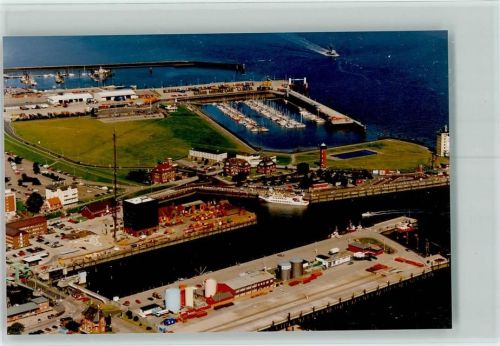 Cuxhaven Fliegeraufnahme Alter Hafen