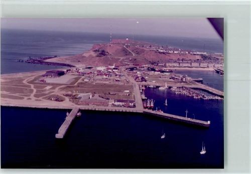 Helgoland Luftaufnahme Hafen