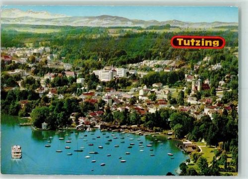 Tutzing Fliegeraufnahme Starnberger See
