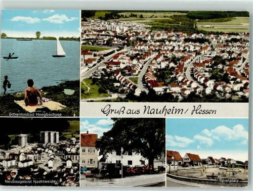Nauheim Schwimmbad Brunnen Nachtweide