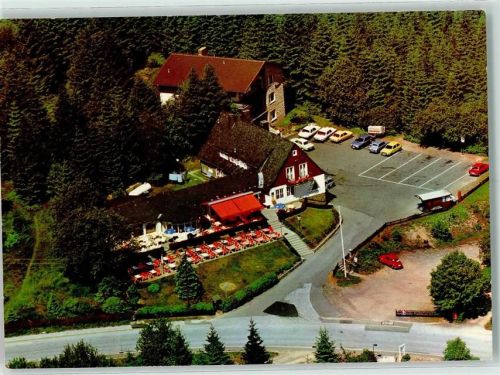 38707 W3396 Schulenberg im Oberharz - Tanneck Gasthaus Hotel Café Kaffeeterrasse