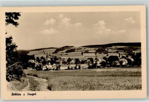 Zöblitz Rückseite mit Abschürfungen bzw Kleberesten