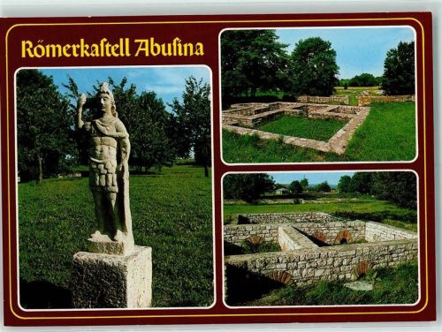 Neustadt Rückseite mit Abschürfungen bzw Kleberesten Römerkastell Abufina