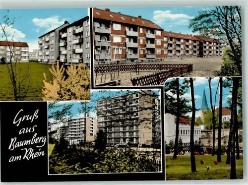 Baumberg Rückseite mit Abschürfungen bzw Kleberesten