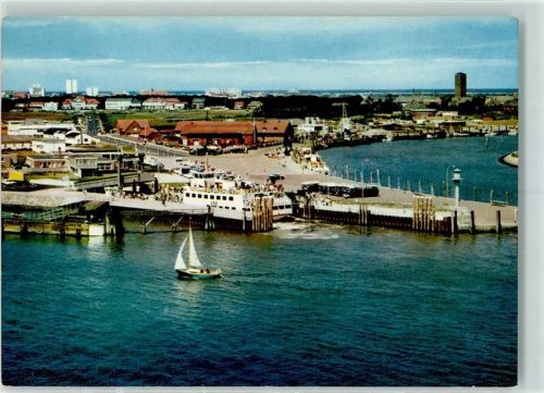 Norderney Fliegeraufnahme Hafen