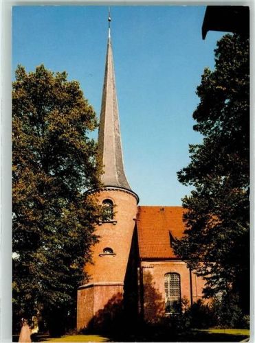 25355 W2202 Barmstedt - Heiligen-Geist-Kirche Rückseite mit Abschürfungen bzw Kleberesten