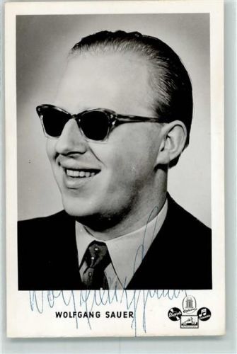 Wolfgang Sauer Originalautogramm Schlagersänger
