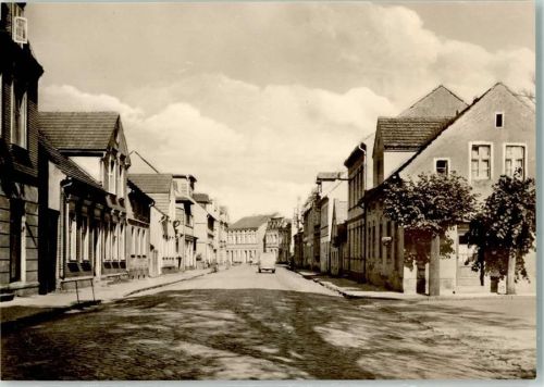 Altdöbern Rückseite mit Abschürfungen und Kleberesten Bahnhofstraße