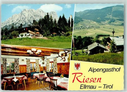 Ellmau Alpengasthof Riesen Hüttenstempel
