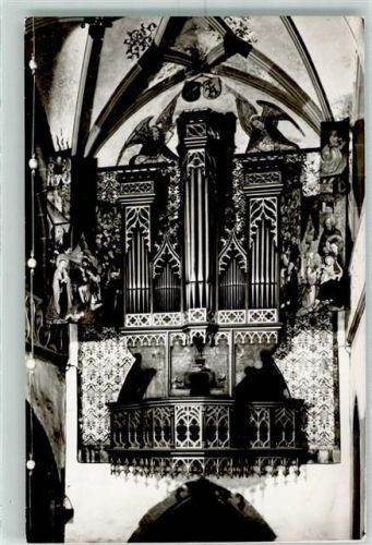 65399 W6229 Kiedrich , Rheingau - Pfarrkirche Innenansicht Kirchenorgel