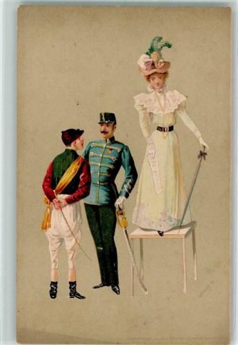 1900 Militär Soldatenliebe