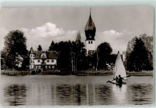 Weßling Wesslinger See Segelruderboot