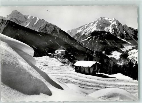 Steinerkogelhaus Tristner Grünberg Hüttenstempel Winter