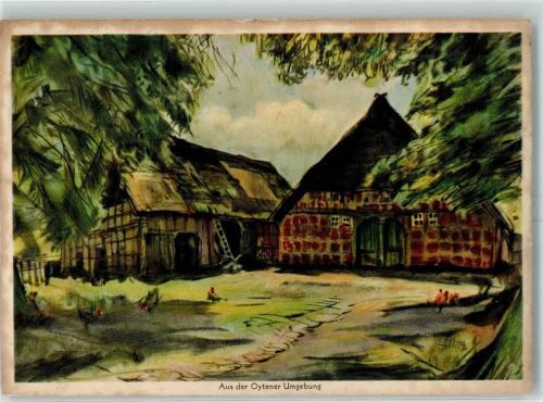 Oyten Bauernhof Landhaus Jungborn Künsterkarte