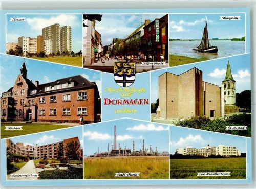 Dormagen Erdöl Chemie Raffenerie Rathaus Senioren Zentrum Kreiskrankenhaus
