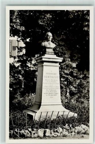 Groslay Statue Ferdinand Berthoud