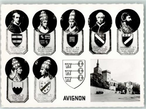 Avignon Papes ayant regne en Avignon et armoiries