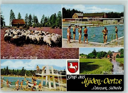 Münden Naturpark Südheide Heidschnuppen Schwimmbad Herrenbrücke Mühlengrund