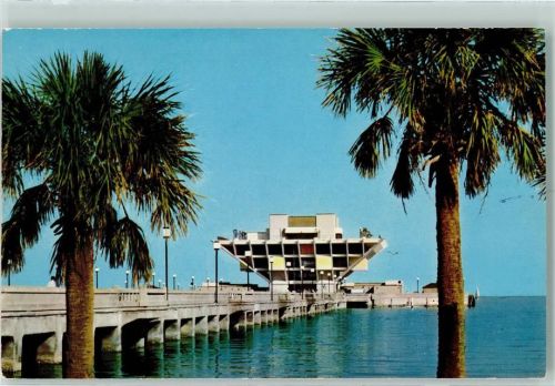 St. Petersburg Municipal Pier with its new dramatic 5-story building designed as an inverted pyramid