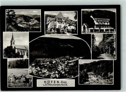 Höfen Rehe Enz Waldweg Hotel