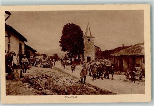 Chaumont 1917 Feldpost WK I