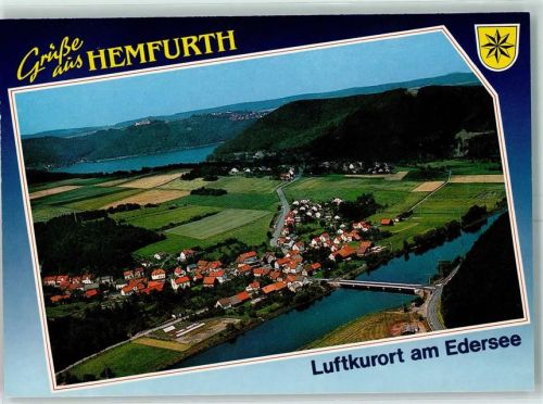 Hemfurth Edersee Fliegeraufnahme