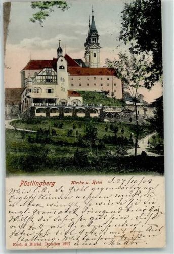 Pöstlingberg 1904 Kirche Hotel
