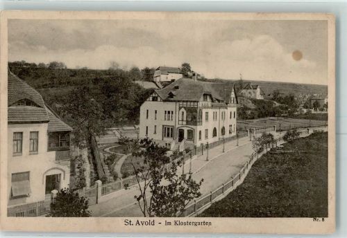 Saint-Avold 1916 Klostergarten Feldpost WK I