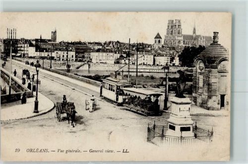 Orleans 1926 Straßenbahn Denkmal