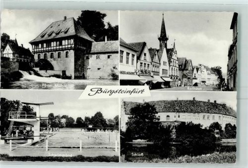 Burgsteinfurt Fürstl. Mühle Schwimmbad Schloß Rathaus