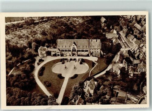 Goslar Bild 150 Ganzsache Kaiserplatz Fliegeraufnahme Hansa Luftbild 2813 AK