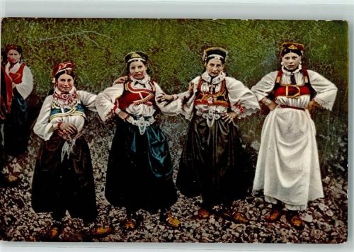 1914 Bosnische Bauernmädchen AK