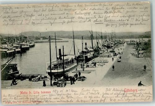 Göteborg 1901 Hafen